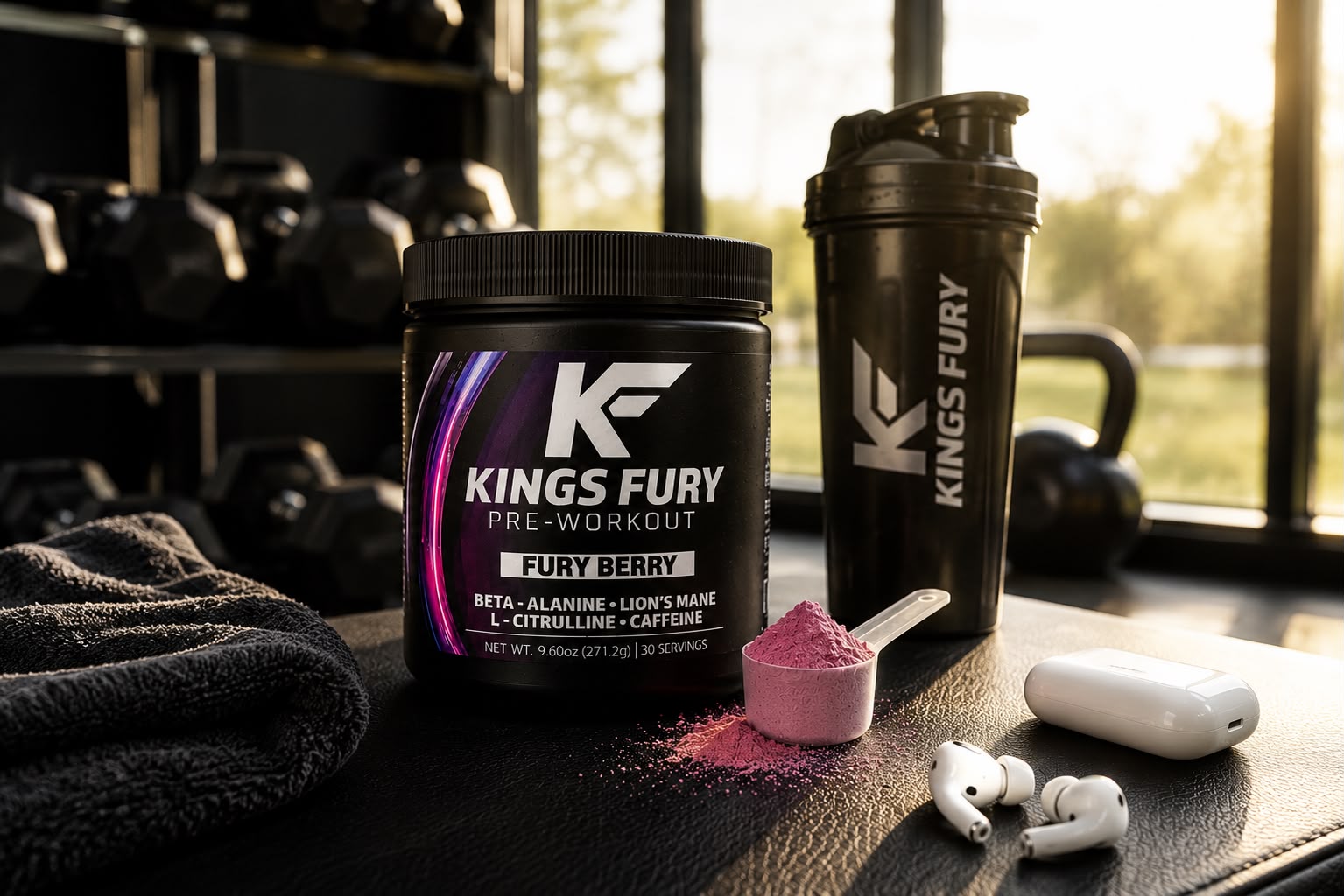 Kings Fury — Stealth Pump + Focus Pre-Workout